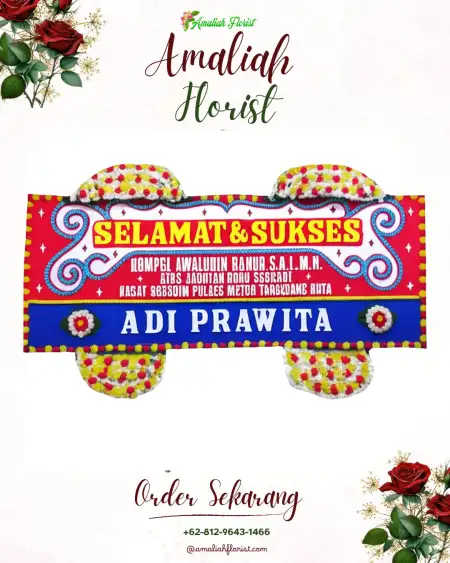 Papan Bunga Ucapan Selamat Manggung